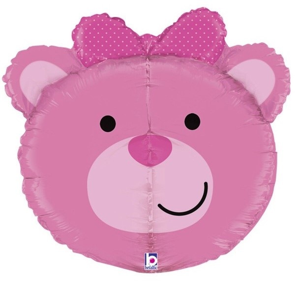 Balónek fóliový Medvídek růžový 69 cm