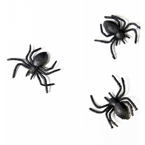 Halloweenská dekorace - pavoučci 10ks