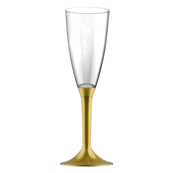 Kelímek na šampanské zlatý 120ml 6ks