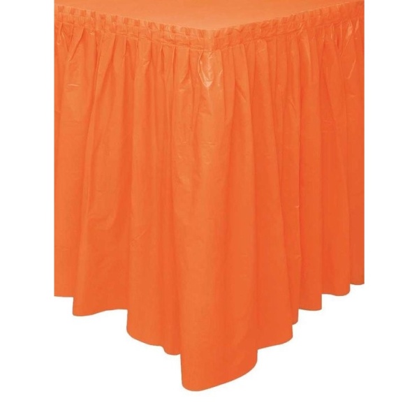Rautová sukně igelitová - Pumpkin Orange 426x73cm