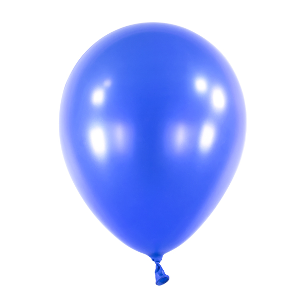 Balóny modré metalické 27