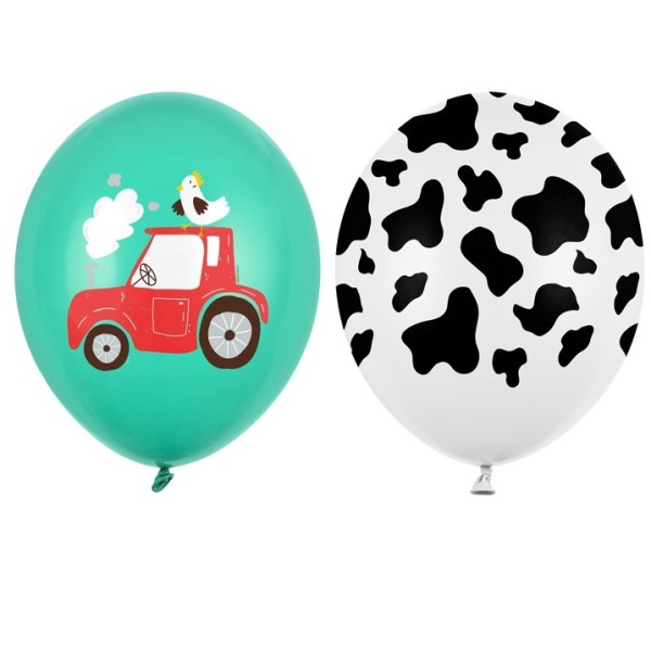 Farma party – balónky latexové traktor