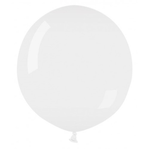 Balónek latexový bílý 48 cm