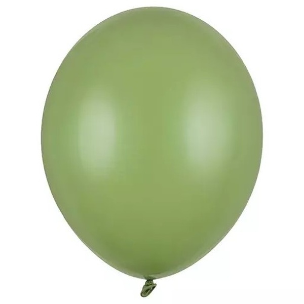 Balónek latexový rozmarýnově zelený pastelový 30 cm