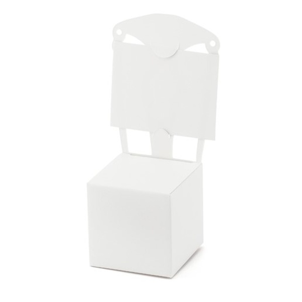 Krabičky se jmenovou bílé Židlička 5 x 5 x 13