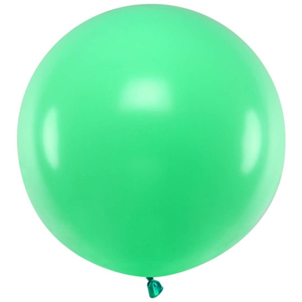 Balón latexový pastelový zelený 60 cm