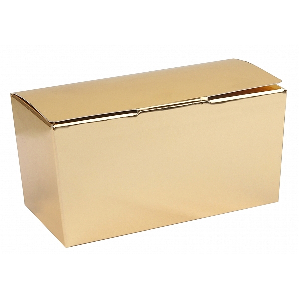 Set krabičky dárkové na čokoládu zlaté 1 ks