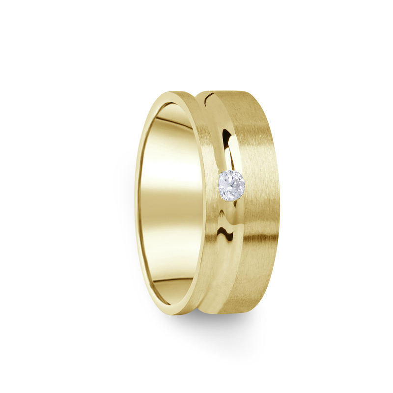 Zlatý dámský prsten DF 07/D ze žlutého zlata